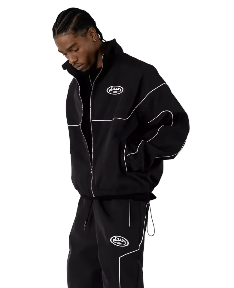 Felpa Zip Track By Dn.