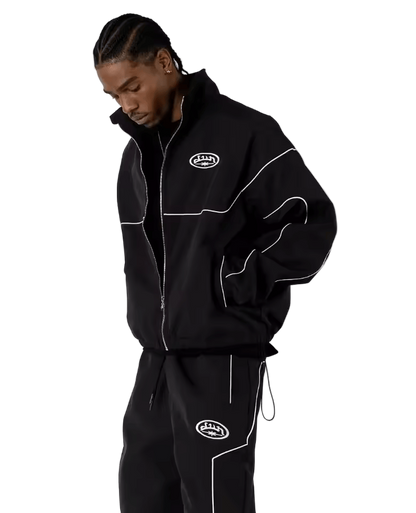 Felpa Zip Track By Dn.